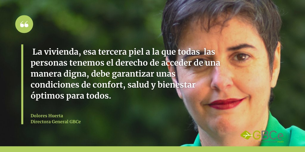 GBCEs's tweet photo. #SemanaEuropeadelaPobrezaEnergética. Nuestra directora general, @LohucaHuerta señala que la mejor vía para garantizar el acceso a una vivienda digna y de calidad es apostar por la #rehabilitación del parque edificado. https://t.co/71XFZlFTfm vía @20m https://t.co/3f2iZcgviz