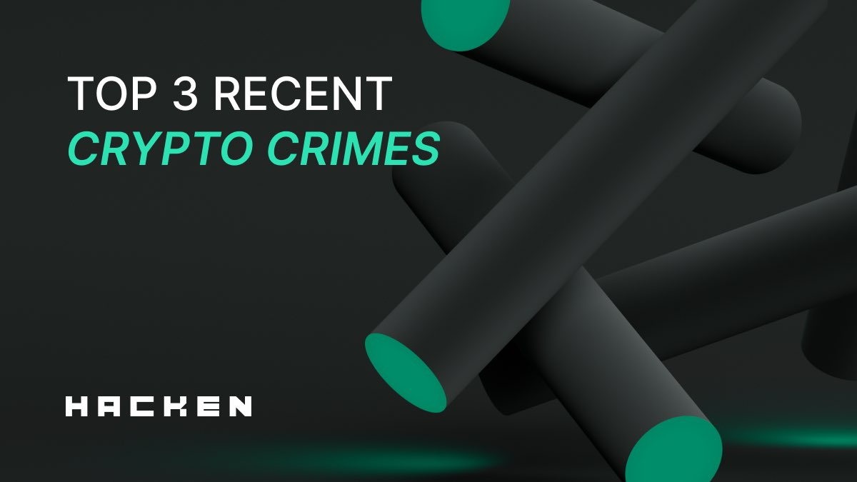 hackenclub's tweet photo. Read our brief overview of recent security incidents in the blockchain world.

➡️ Details here: https://t.co/Z5kZRJPmfN

❕Remember that your security is first of all your responsibility. https://t.co/cNMkwwLkxN