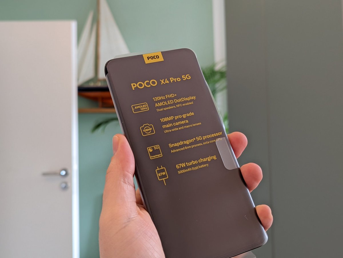 yabhishekhd's tweet photo. Poco X4 Pro 5G 😍

- 6.7" AMOLED display
- 120Hz refresh rate
- 108MP HM2
- 5000mAh battery
- 8GB+256GB
- Snapdragon 695
- MIUI 13
- Android 11 👎
Via:https://t.co/WvR4yTk69a
#Xiaomi #Poco #Redmi https://t.co/kG8NSWM7aR