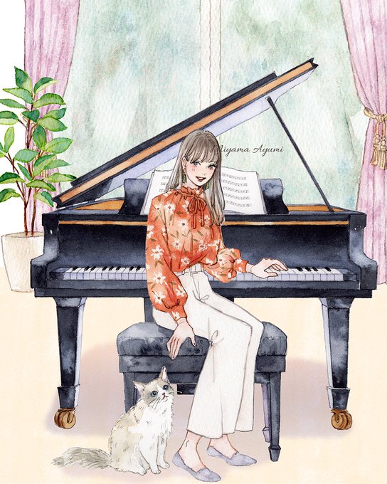 「前髪 ピアノ」のTwitter画像/イラスト(新着)｜3ページ目