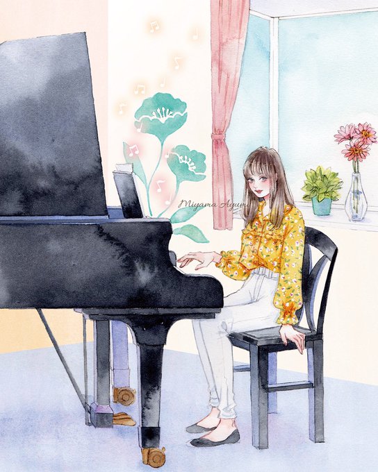 「前髪 ピアノ」のTwitter画像/イラスト(新着)｜3ページ目