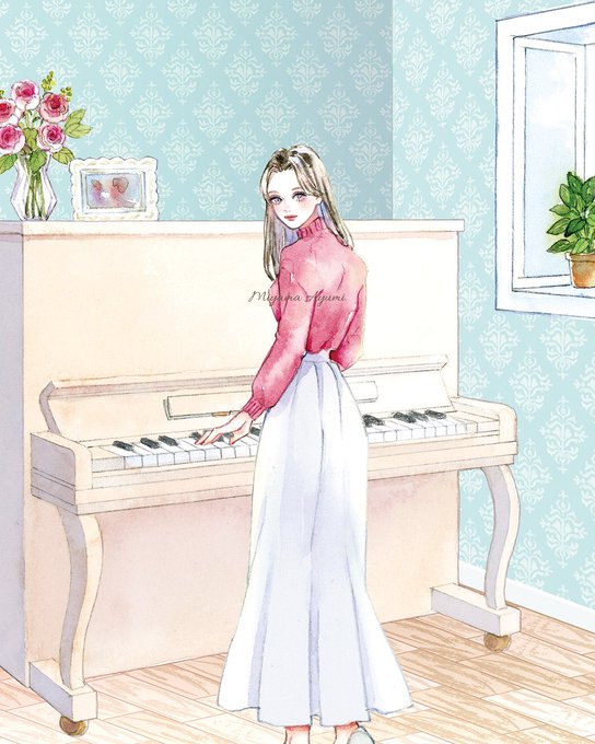 「ピアノ 立つ」のTwitter画像/イラスト(新着)