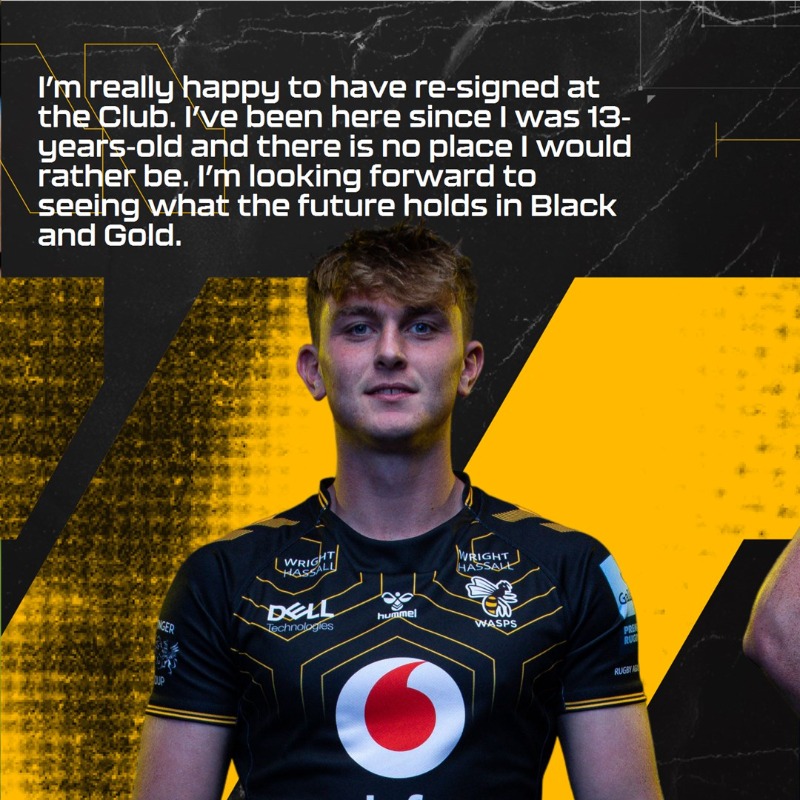 WaspsRugby's tweet photo. ✍🏻 We are delighted to announce that Olly Hartley, has re-signed with the Club and has been promoted to the Wasps First Team Squad for next season...

Read more ⬇️