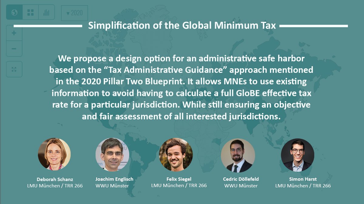 Complying with the #GlobalMinimumTax is highly complex. @DebbiSchanz, @SimonHarst, Felix Siegel (#trr266+@LMU_Muenchen) & co-authors Englisch+Döllefeld (@WWU_Muenster) propose a way to reduce reporting obligations and compliance costs. @OECDtax
Press info: accounting-for-transparency.de/de/news/global…