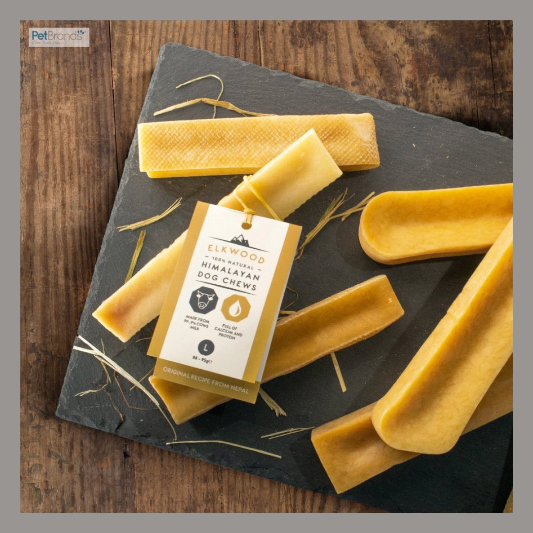 The Elkwood Himalayan Cheese Chews are the perfect natural snack for dogs. 
Satisfying a dog's natural urge to chew, these cheese chews will help keep their teeth clean and reduce plaque and tartar build up. 

Available at all good retailers!
#PetBrands #Pet #PetDentalHealthMonth