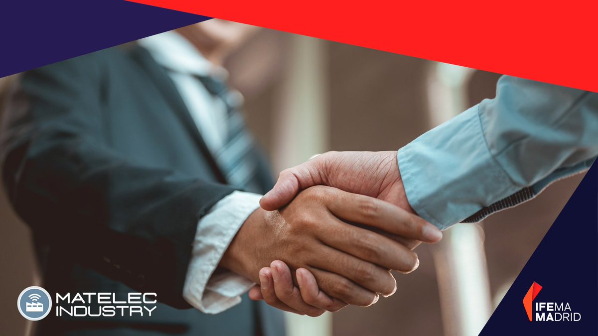 En #MatelecIndustry2022 podrás afianzar relaciones con actuales y potenciales proveedores.

💼 🤝 Al tratarse del evento referente del sector, es el lugar idóneo para fortalecer relaciones comerciales.
#MatelecIndustry2022