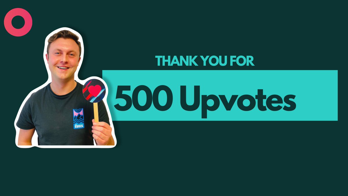 Kickscale's tweet image. We reached 500 Upvotes on #ProductHunt 😍💪

Thank you for all the Support 🤗