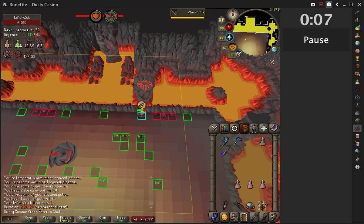 OutzonedRS's tweet photo. Took more attempts than I had initially imagined but the capes in the bag yโall
#osrs
#inferno
#infernalcape
#zuk https://t.co/invZODyb3D