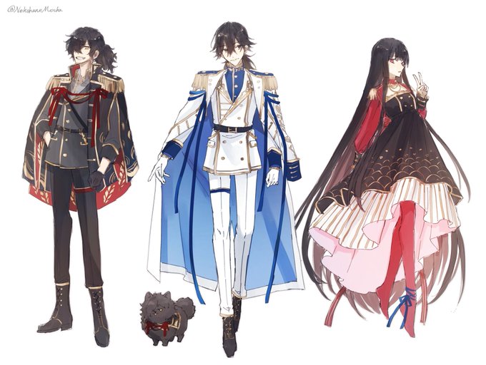 FGO「服装シリーズ 岡田以蔵/坂本龍馬/お竜さん #FGO 」|猫羽