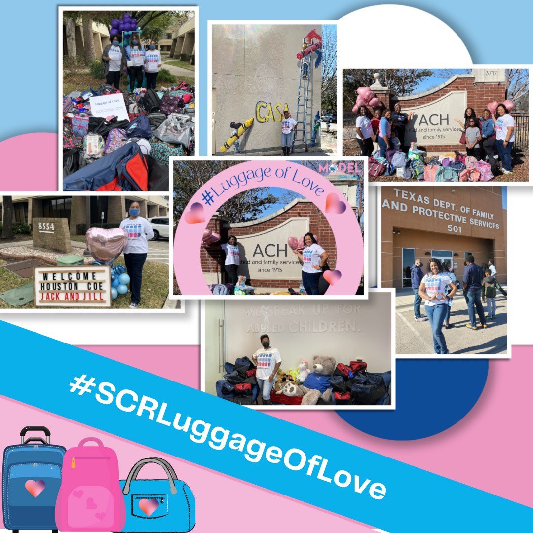 The JJ South Central Region Marion Stubbs Thomas National Leadership Academy Fellows successfully collected 601 gifts of love for children transitioning in their living arrangements or foster care through their Luggage of Love Service Project, February 11-13. Awesome!