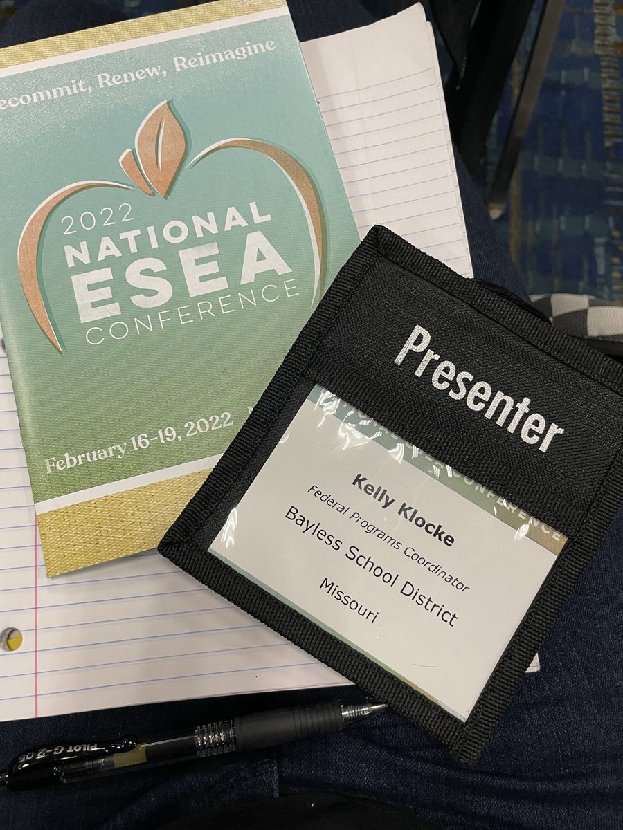 So excited to be in NOLA learning and presenting at the ESEA conference! #ESEAconference #gobayless #federalprograms #greatplaceforaconference