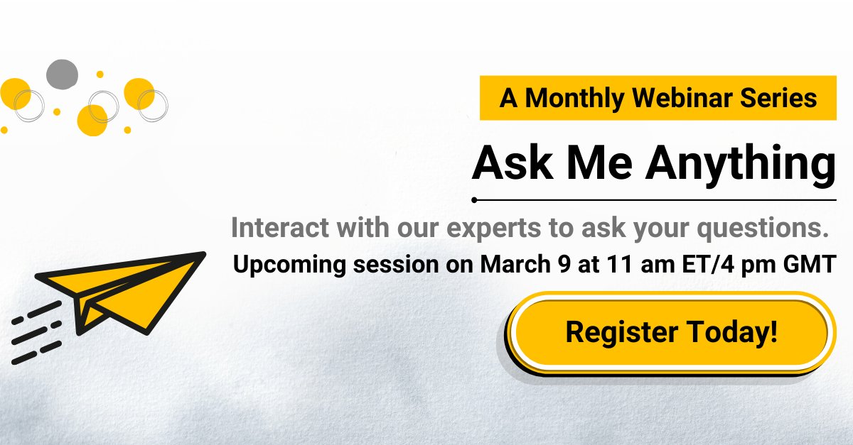 HiveMQ's tweet photo. #AMAMQTT webinar is back! Do you have a question about #MQTT? HiveMQ MQTT experts will be available on March 9th at 11 am EST/4 pm GMT to answer your questions live. Register now & join us to accelerate your MQTT understanding.
*** Register here: https://t.co/kWE1IPPfN9 *** https://t.co/wbvY1ySF0r
