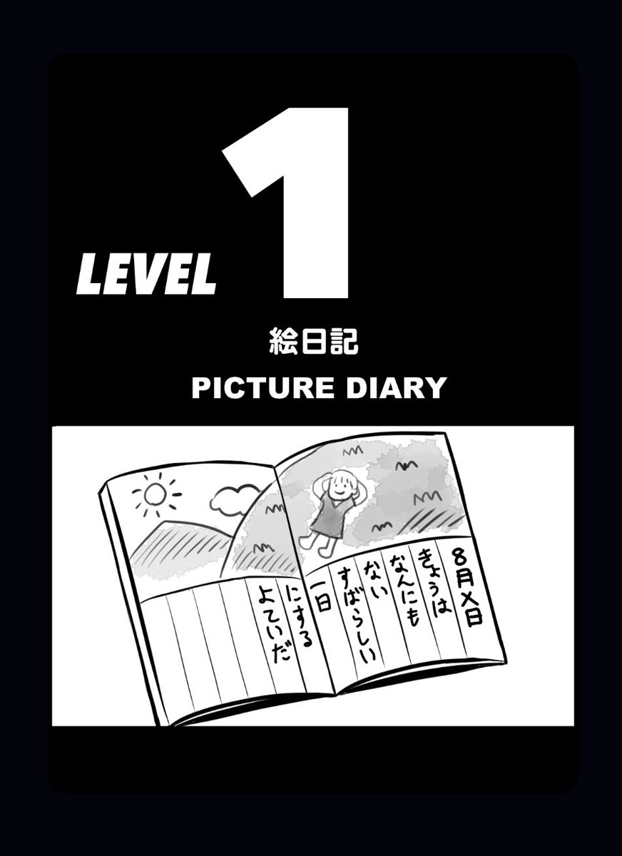 「宿題戦争アルティメット」で使用する「宿題カード」。これを押し付けたり真面目にこなしたりする。
宿題の難しさに合わせてレベルを割り振っているんですが、レベル5の図柄がなかなかしっくりこない……
むずかしい宿題の案募集 