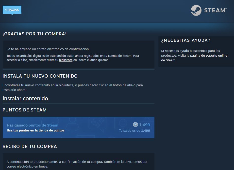 Tienda de puntos de Steam