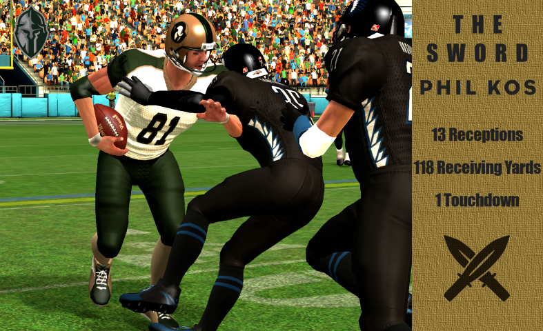 SFLMotorCity's tweet photo. Post game comments from HC Andrew O'Reilly and this weeks Sword and Shield performances against Denver. Phil Kos takes the sword and Colin Douglas takes the shield.
#simulationfl #singlebarcity #simsports https://t.co/elufwSOYJn