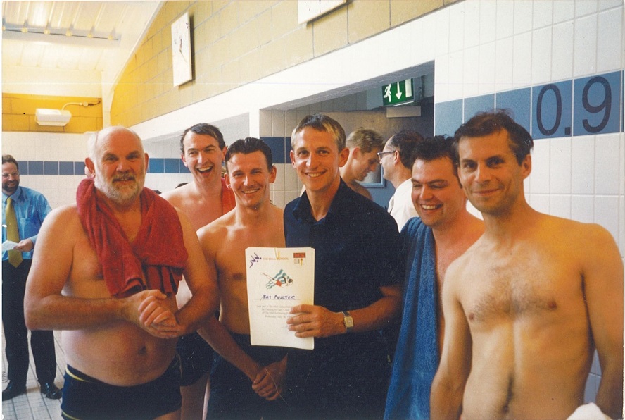 BHMarchitects's tweet photo. #TBT to when the BHM received their 10m swimming certificates from Gary Lineker after the Mall School Swimming Gala 1999. Can you recognise the directors? Oh yes and BHM designed the pool #swimmingpooldesign #architectureforeducation #twickenham #sportsfacilities https://t.co/ytkJsSqr0v