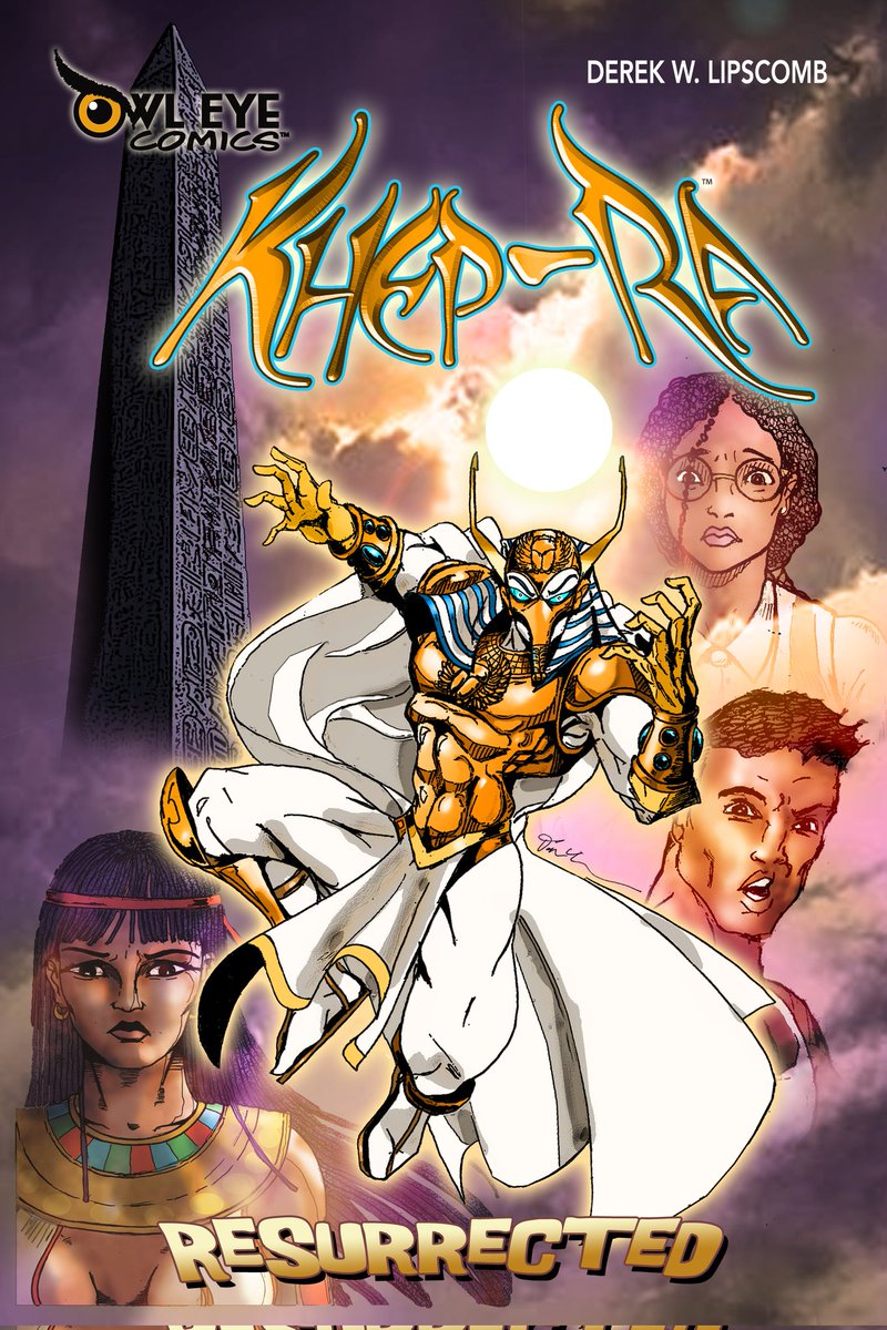 OwlEyeComics's tweet photo. Yeah, yeah I know the timing seems like I'm capitalizing on #MoonKnight,but this book is literally 30 years in the making for me! #KhepRa #COMING_SOON https://t.co/fqPWVQ1DbJ