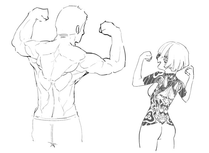 背中に鬼神が宿ってる 