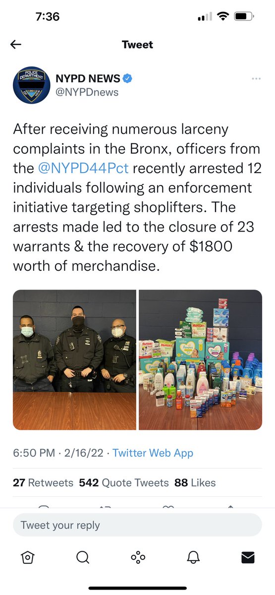 The two images that best describe the budget priorities of the U.S. police bureaucracy: Alabama cops celebrating a fun quilt they made from the signs of unhoused people begging for money and NYPD bragging about executing 23 warrants to seize shoplifted diapers.