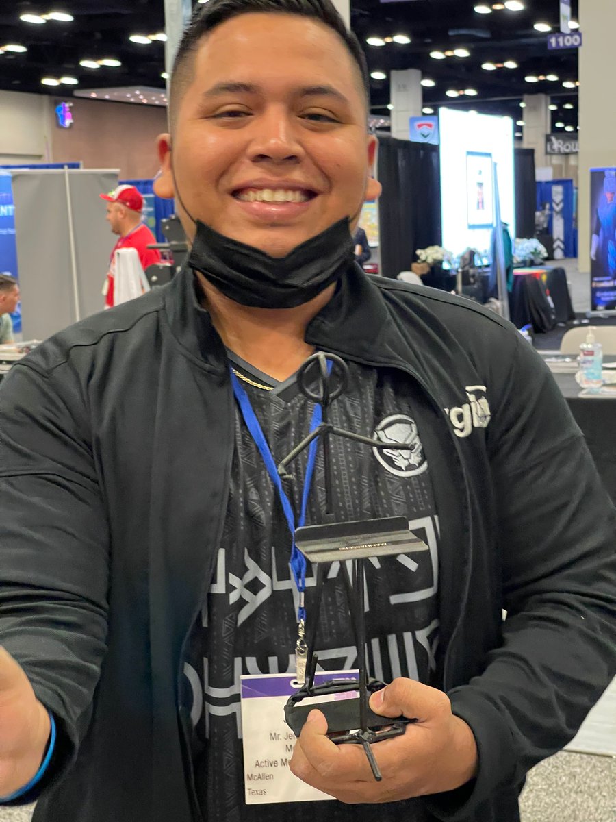 ManhassetStands's tweet image. Manhasset Stands presented a special Director award to a new Band Director, who was very excited to win!