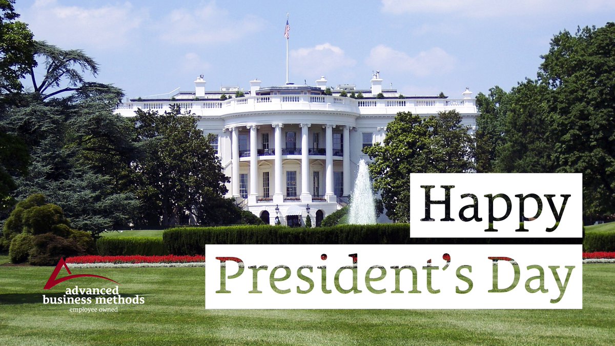 Happy President's Day!🥳

ABM will be open for regular business hours today.