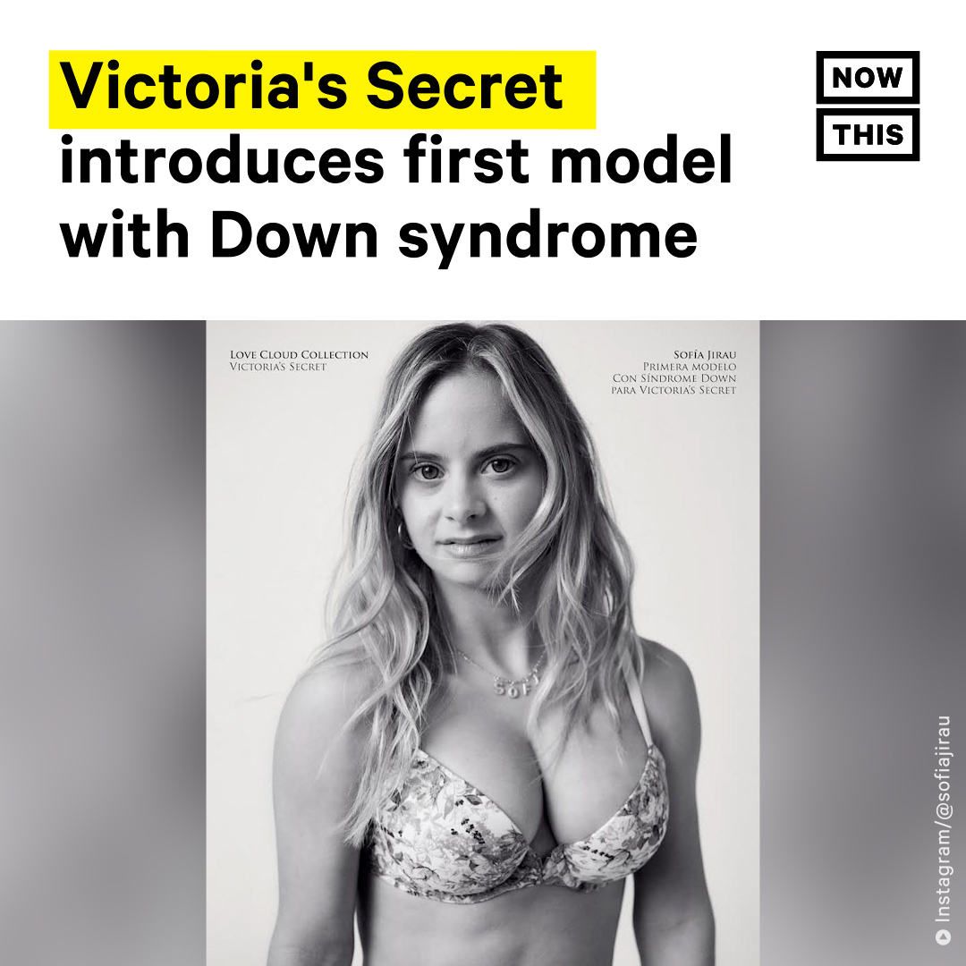 arrebatar empezar Rústico NowThis on Twitter: "Puerto Rican model Sofía Jirau is breaking barriers by  becoming the first Victoria's Secret model with Down syndrome.  https://t.co/qKyLgdZEah" / Twitter