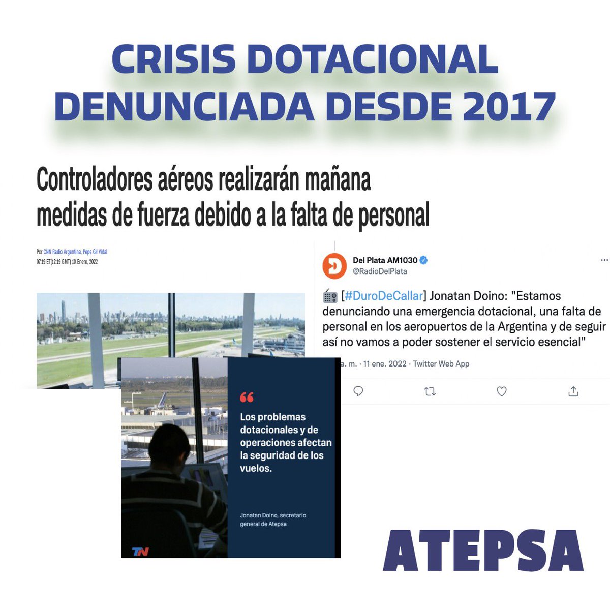 ❌ Estos ingresos nada tienen que ver con la prestación operativa en cada estación y aeropuerto. 

❌ No hay respuestas. La pandemia dejó en evidencia la falta de personal que se arrastra desde 2017 y el sindicato denuncia en cada negociación.