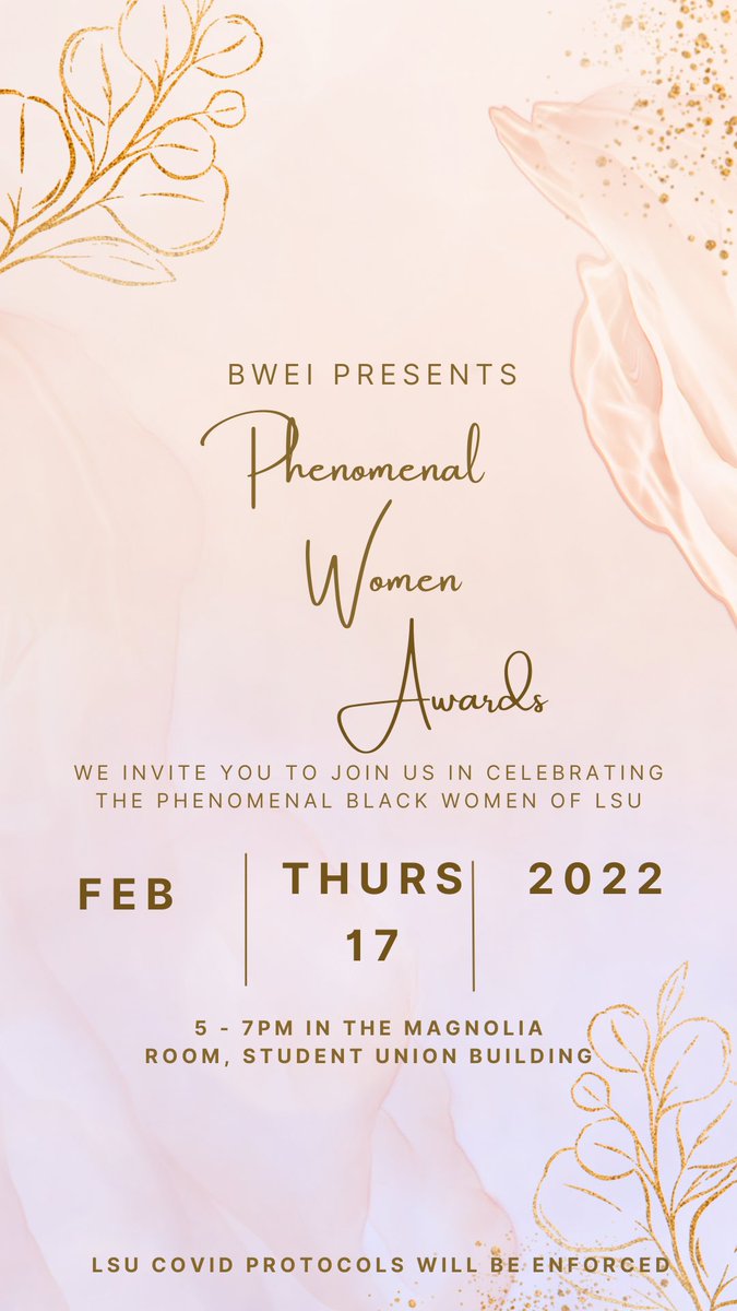 Black Women's Empowerment Initiative at LSU tweet media