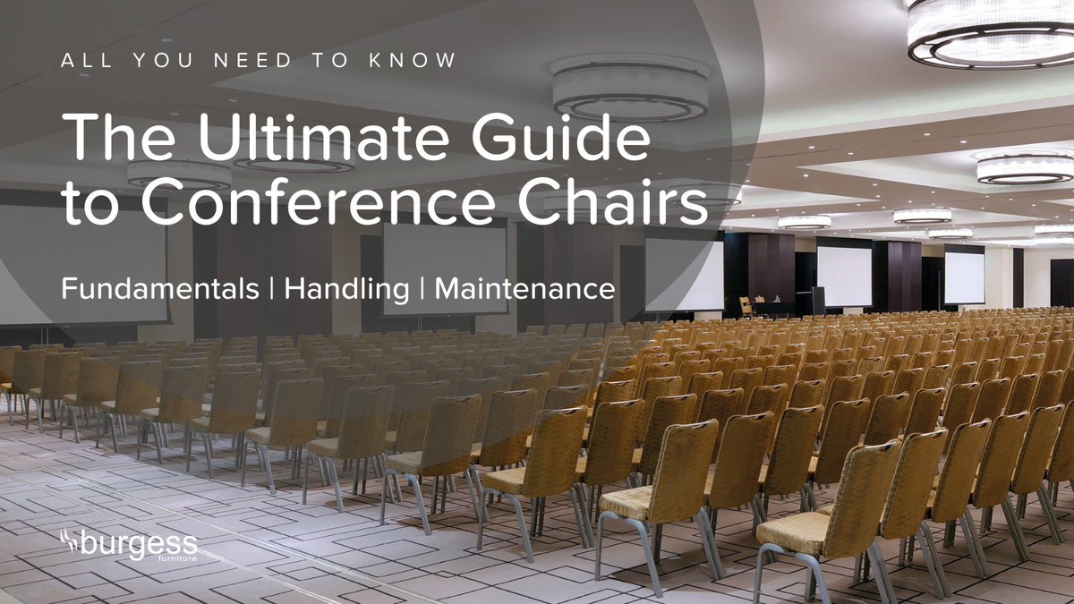 Are you looking for new or replacement #ConferenceChairs? Need some help? Take a peek at our guide where we share our knowledge &amp; vast experience about all things related to Conference Chairs. See our full guide here: ow.ly/cE8Q50HWxIq #BurgessFurniture #Hospitality