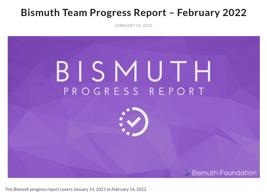 BismuthPlatform's tweet photo. Latest #BismuthPlatform monthly report is out
https://t.co/mcv5LRINBR
$BIS $wBIS https://t.co/RkEqdSz1k3