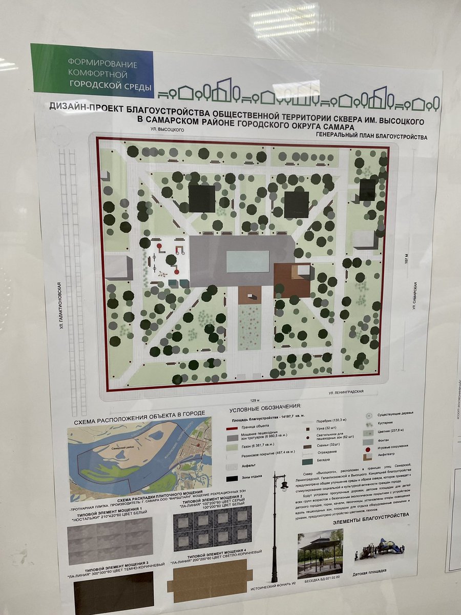 На встрече представлен дизайн-проект общественного пространства, которое будет благоустроенно в 2023 году, в случае если наберёт достаточное количество голосов.  Это сквер Высоцкого.