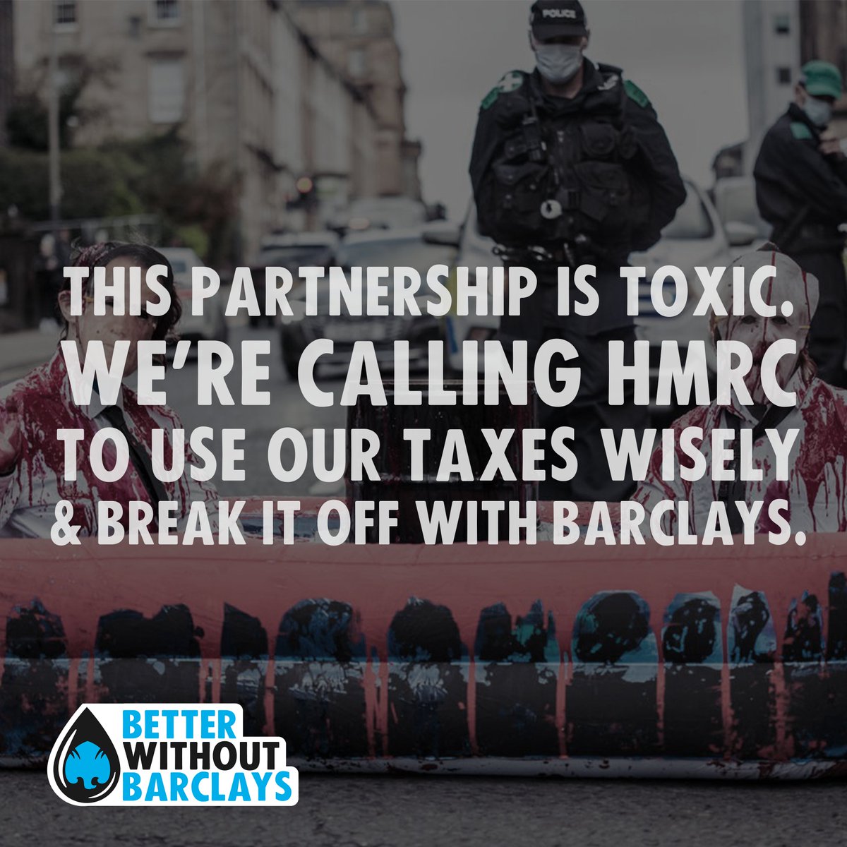 .@Barclays is Europe’s biggest investor in fossil fuels. Don’t let your taxes finance the climate crisis. Join us in demanding that @HMRCgovuk #BreakUpWithBarclays #BetterWithoutBarclays