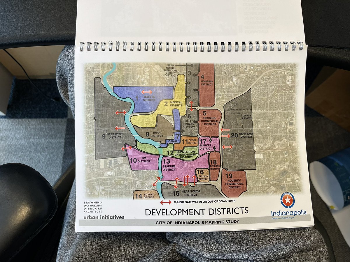 susannataft's tweet photo. Found an old presentation from 2011 outlining 50+ redevelopment opportunities in downtown #Indy. It’s amazing to see how many of these “ideas” are now a reality 10 years later. Bottleworks ☑️ 16 Tech ☑️ GM stamping plant ☑️ CJC ☑️ Transit Center… it goes on! https://t.co/0zLjkDeykh
