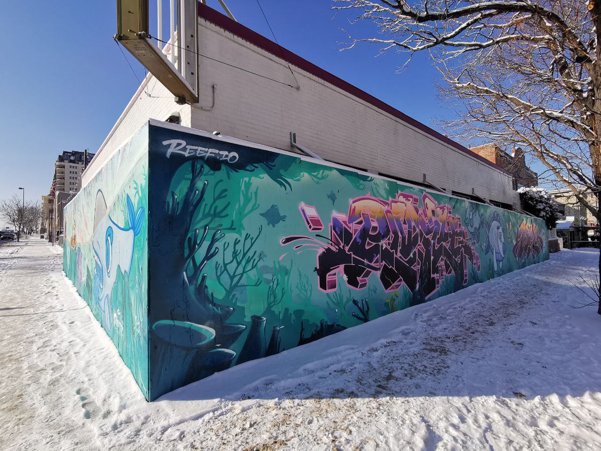 Reef_Chain's tweet photo. Have you taken your pic of the #ReefMetawall yet? 

Photograph your favourite part of the mural, or take a selfie with this beautiful piece of art and tag @ReefDeFi and #ReefMetawall to claim your Reef hoodie at @EthereumDenver! 

Twitter and Instagram posts both qualify! https://t.co/1TjVBakmxI
