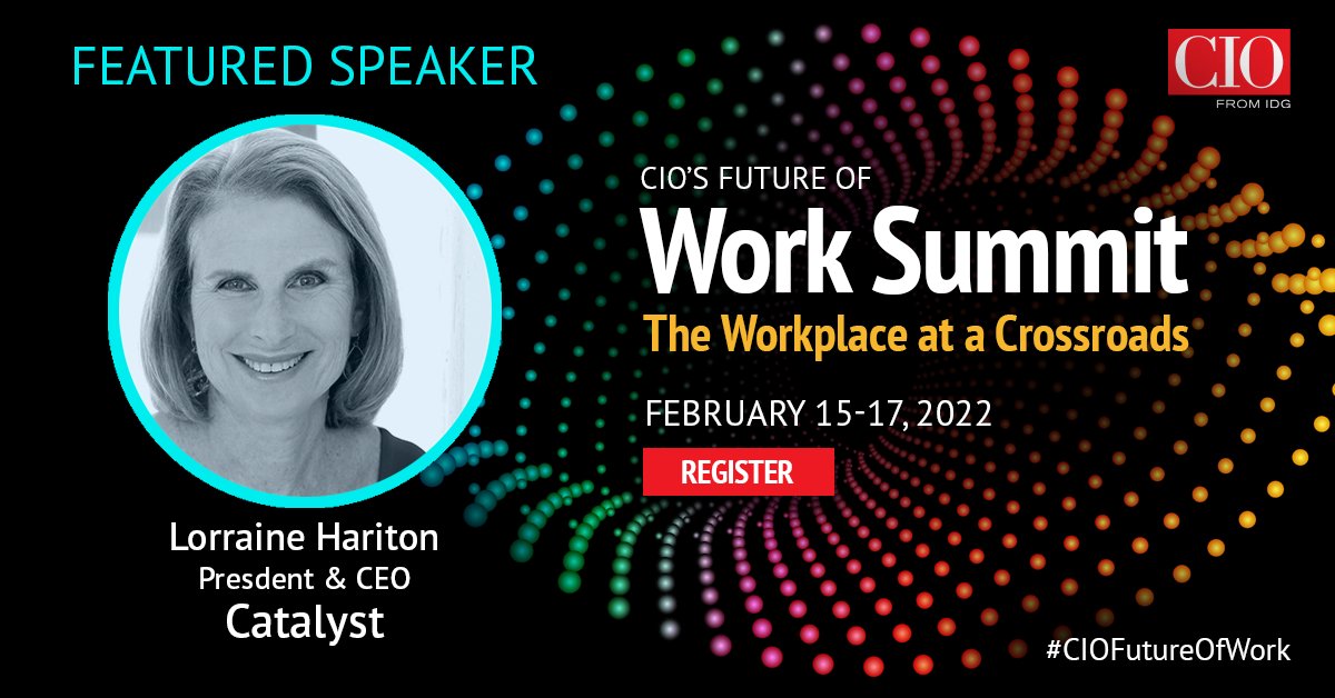 CatalystInc's tweet photo. 🔜 TODAY at 1 pm ET: Catalyst CEO @lhariton joins @DerekOnTech to discuss the importance of #empathy in the #workplace at the @CIOevents #FutureOfWork Summit. https://t.co/F91CwlspqY https://t.co/f4dDFlBDRT