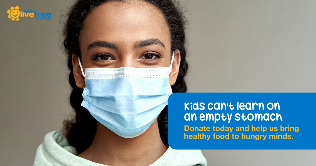 ChildrensFdnGW's tweet photo. At least 1 in 3 kids may arrive at school hungry, due to the impact of the pandemic. Kids can't learn on an empty stomach.
Donate today and #HelpKidsLiveFreeFromHunger
https://t.co/7fh2WU05mx ๐
#CFGW #CFGWLiveFree #CFGW30in30 #FoodInsecurity #ChildhoodHunger #StudentNutrition https://t.co/BtNe2G8QIs