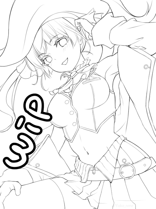 今日はたくさんフォローありがとうございます!
次はせんちょー描いてます!
#wip 
