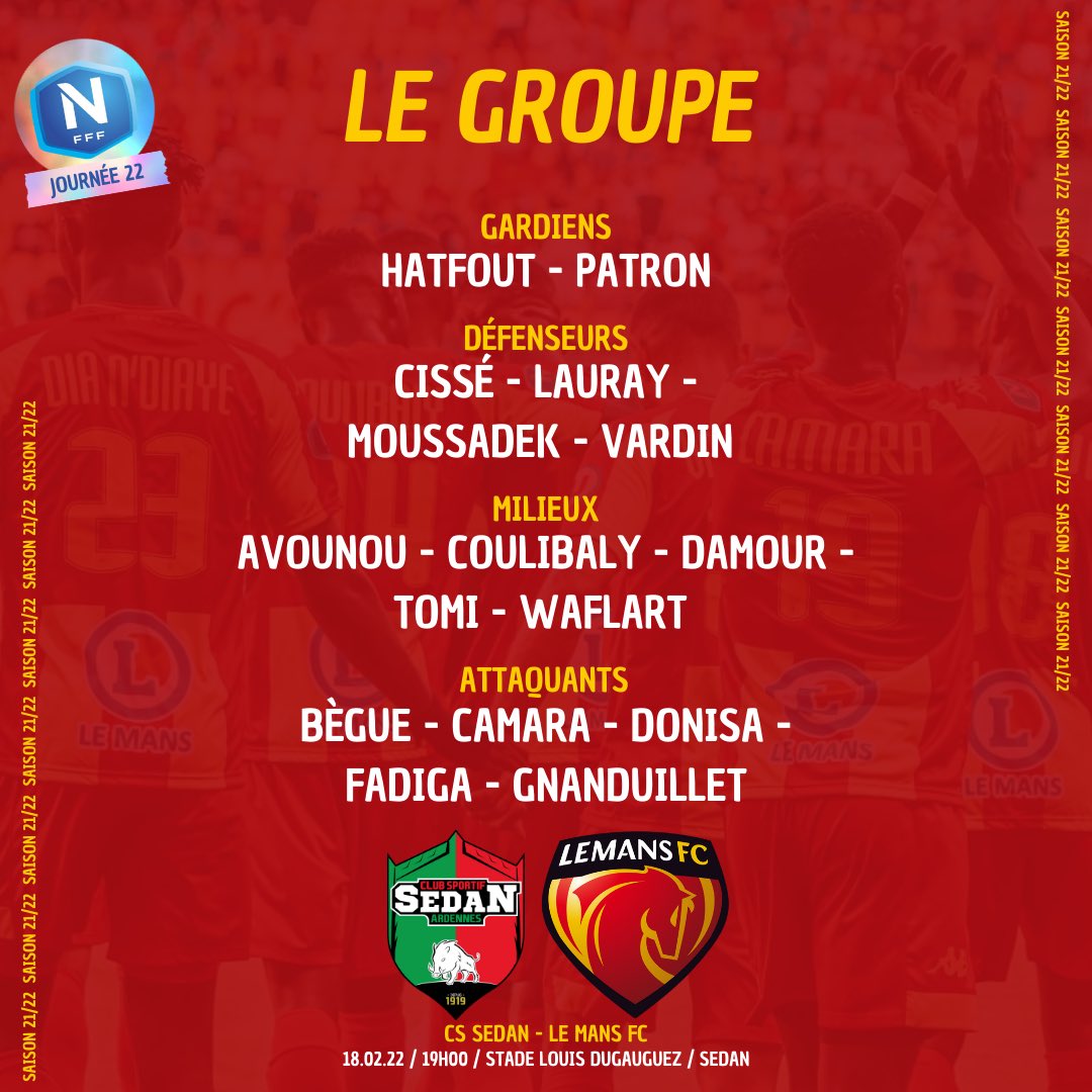 lemansfcnews's tweet image. Le groupe manceau pour le déplacement a @_CSSA 

Allez Le Mans FC 🔴🟡

#lemansfc #CSSALMFC #football