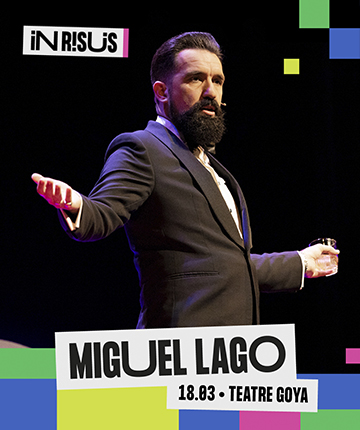 Teatre_Goya's tweet photo. Després de treballar amb els més grans a la ràdio, cine i televisió, Miguel Lago s'ha llençat a conquistar l'escenari i ha creat un nou espectacle, on l’espectador podrà traspassar límits i riure sense parlar.
#InRisus el 18 de març al Teatre Goya!
🎟️ https://t.co/TkepIQpvXt https://t.co/8nCkZs4gBz