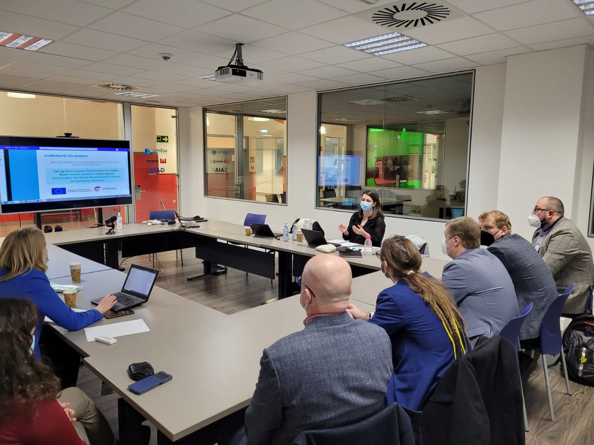 #Teammeeting Some partners had the chance to meet face-to-face in #Bilbao, #Spain, for the 2nd Steering Committee Meeting of #euWater4iSD👋
A good opportunity to review all the #workpackages and get to know each other. A huge #thank goes to <a href="/AclimaIgor/">Igor Aranguren</a> for welcoming us in Bilbao!