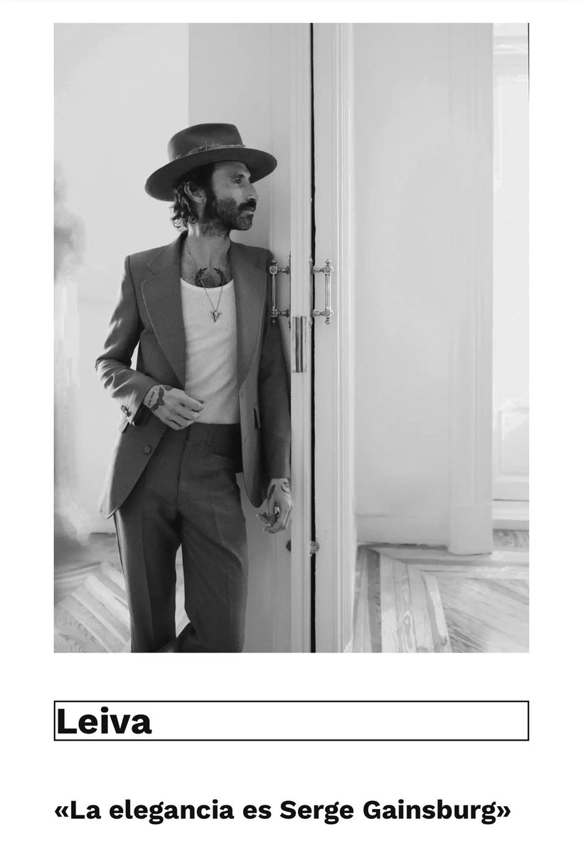 Leiva_Oficial's tweet photo. Entre los 50 más elegantes de la revista @Forbes_es  🎩 
#ForbesMásElegantes2022

👉🏽 https://t.co/CpKXknAZDD https://t.co/yILHl7FeiX