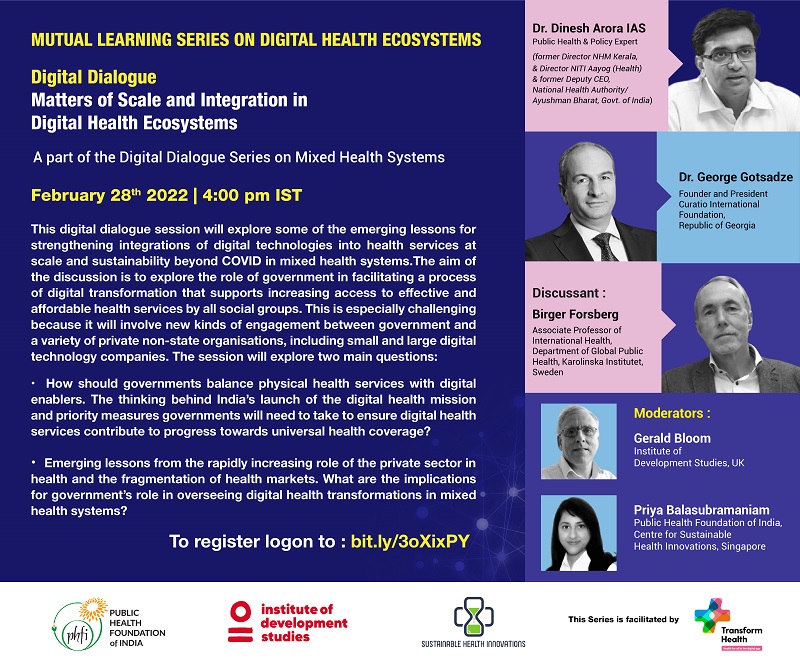 Private Sector in Health (@psinhealth) on Twitter photo Donāt miss Mondayās webinar on Scale and Integration in Digital Health Ecosystems at 11:30 am GMT <a href="/H_S_Global/">Health Systems Global</a> <a href="/thePHFI/">Public Health Foundation of India (PHFI)</a> <a href="/IDS_UK/">Institute of Development Studies</a> <a href="/Trans4m_Health/">Transform Health</a> Register now: bit.ly/3oXixPY Donāt miss Mondayās webinar on Scale and Integration in Digital Health Ecosystems at 11:30 am GMT <a href="/H_S_Global/">Health Systems Global</a> <a href="/thePHFI/">Public Health Foundation of India (PHFI)</a> <a href="/IDS_UK/">Institute of Development Studies</a> <a href="/Trans4m_Health/">Transform Health</a> Register now: bit.ly/3oXixPY