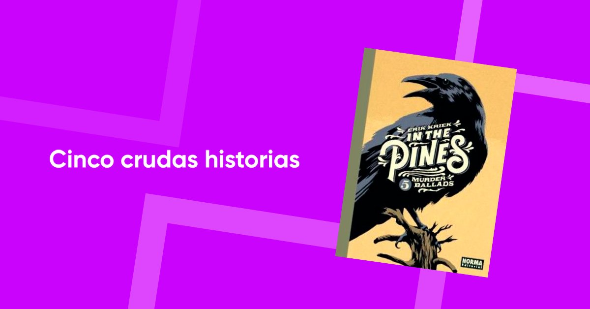 🪕 ¿Sabes lo que son las "murder ballads"? Son canciones tradicionales americanas que tratan sobre crímenes (reales o no) y otros acontecimientos horribles.

Conoce en "In the Pines" cinco de estas historias y canciones gracias al artista Erik Kriek.

👉fnac.es/a9002448/Erik-…