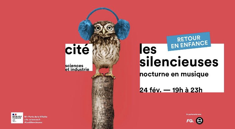 silence_events's tweet photo. C’est le 24 février, c’est à la  Cité des sciences et de l'industrie, c’est un retour en enfance, c’est des expos, c’est de 19h à 23h, c’est sous casques, c’est en musique avec Mum's Deejay Eddy Flex Ayh Sab et c’est rien que pour TOI 😜😜😜 https://t.co/RScmbZ3C3v