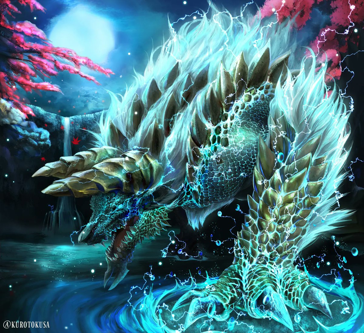 Zinogre ジ ン オ ウ ガ #MonsterHunter #MHW モ ン ス タ-ハ ン タ