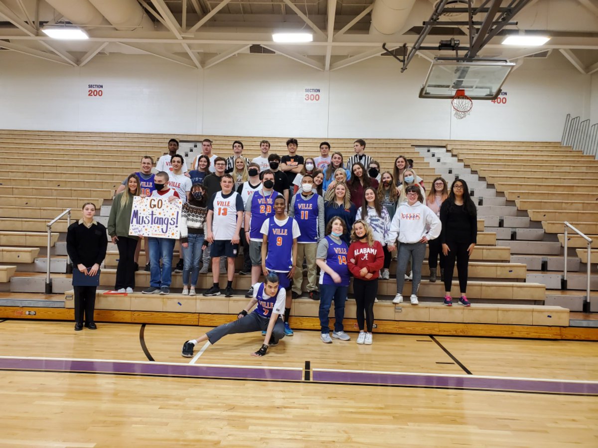 CELEBRATION! Shout out to our seniors on the MHS All-Stars as they were recognized on Feb. 15 prior to their intra-squad game. So proud of this group for how well they represent MHS. Shout out to our emerging leaders students for their coaching and support.