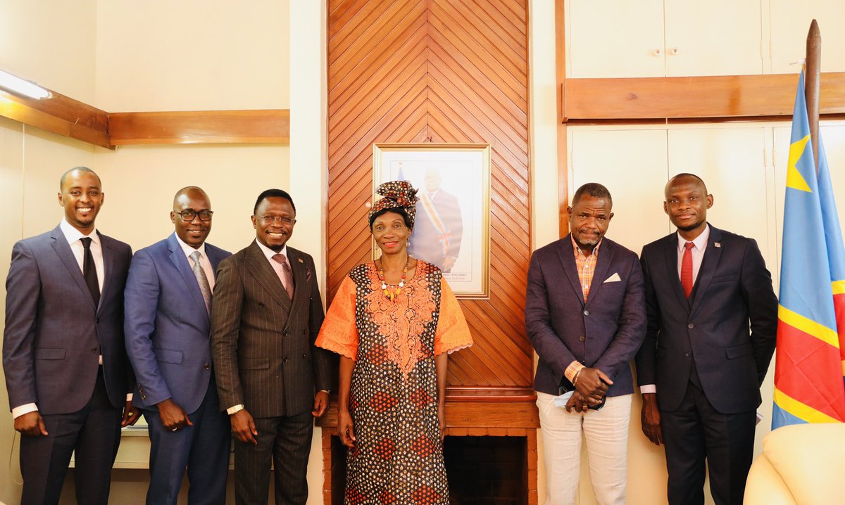 AbabuNamwamba's tweet photo. Met and held cordial talks with DRC Head of Mission Madam Malenga Omoy Charlotte, on behalf of H.E @WilliamsRuto Deputy President of the Republic of Kenya. DRC and Kenya enjoy warm ties steeped in history, which will be advanced even further by a progressive Ruto administration🇰🇪 https://t.co/A4LcsQNES5