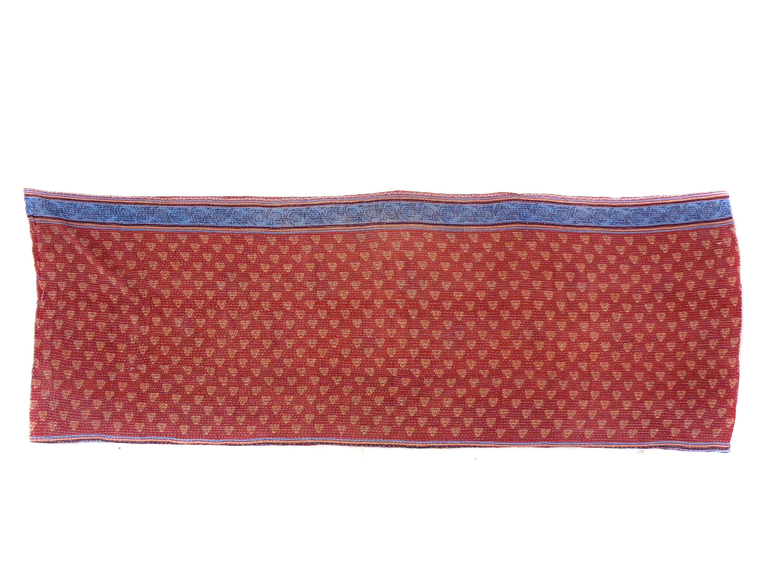 Indian Cotton Vintage Handmade Kantha Scarf Sari Shawl Scarves Stole Neck Wrap SR05