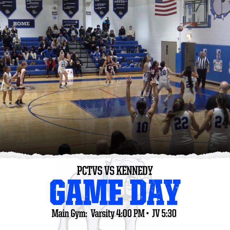 Come on out and support your Lady Bulldogs this afternoon at home, as they take on Kennedy! #pctgbball #grinditout #bulldogs4life