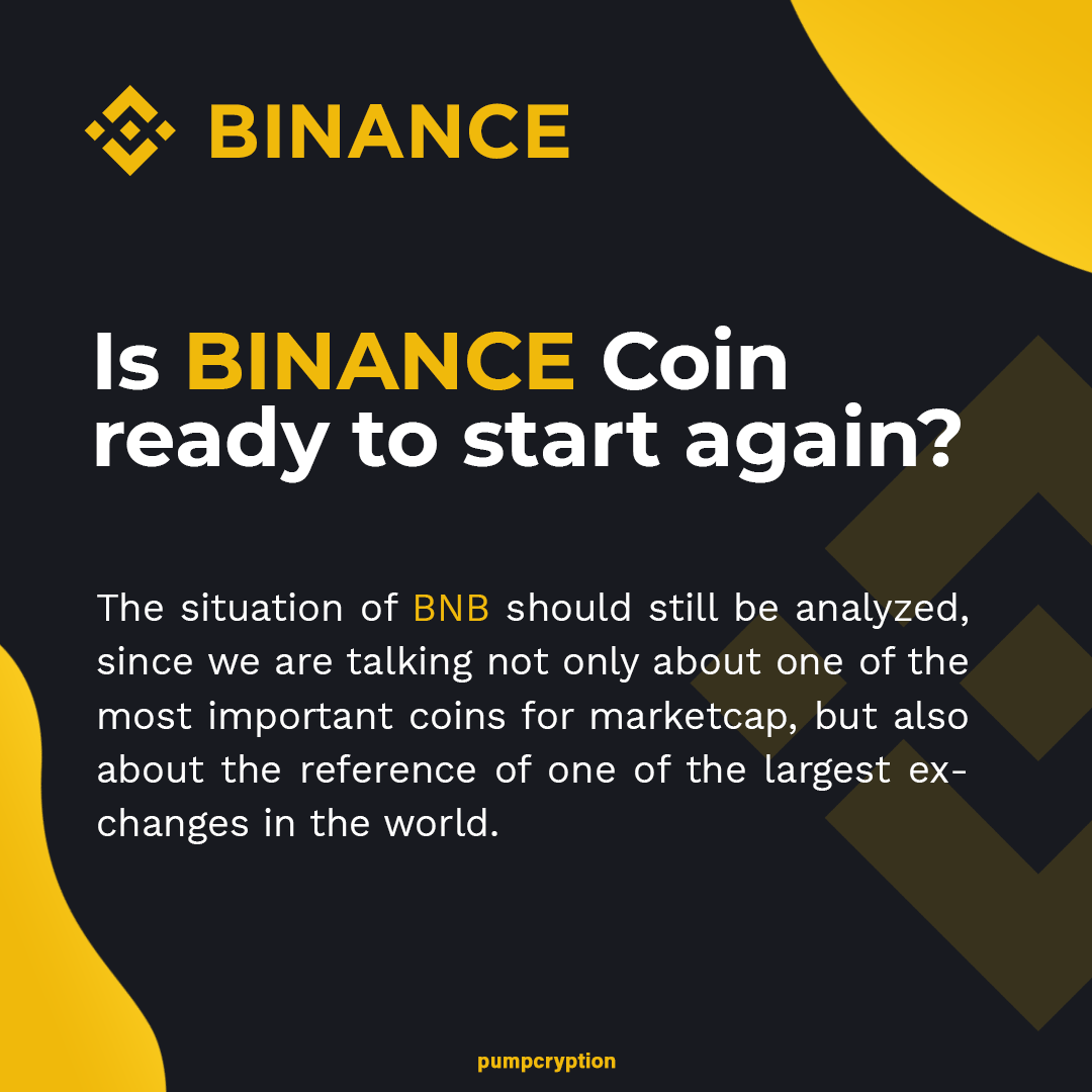 pumpcryption's tweet photo. The situation of BNB should still be analyzed, since we are talking not only about one of the most important coins for marketcap, but also about the reference of one of the largest exchanges in the world.

crypto #binance #bnb  #token #dogecoin #blockchain #trade #trading #bsc https://t.co/85cJ3j8wYK